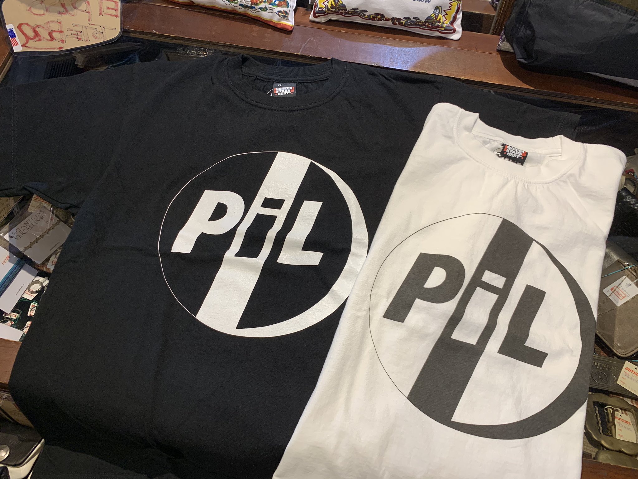 PIL バンドTシャツ M パブリックイメージリミテッド ブラック 黒 ロック ITEMS｜ブラックマーケット｜名古屋の革ジャン取扱専門店｜Lewis
