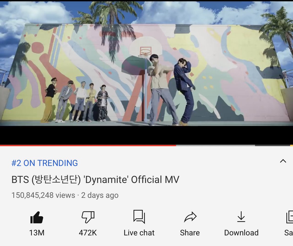 moonchildlattae's tweet photo. Dynamite reaching 150 and at the same it’s confirmed that we got 101.1 Million views for the first 24 hours.
LEGENDS BEHAVIOR ONLY.
#Dynamite150M @BTS_twt https://t.co/gPEPR5BpZz