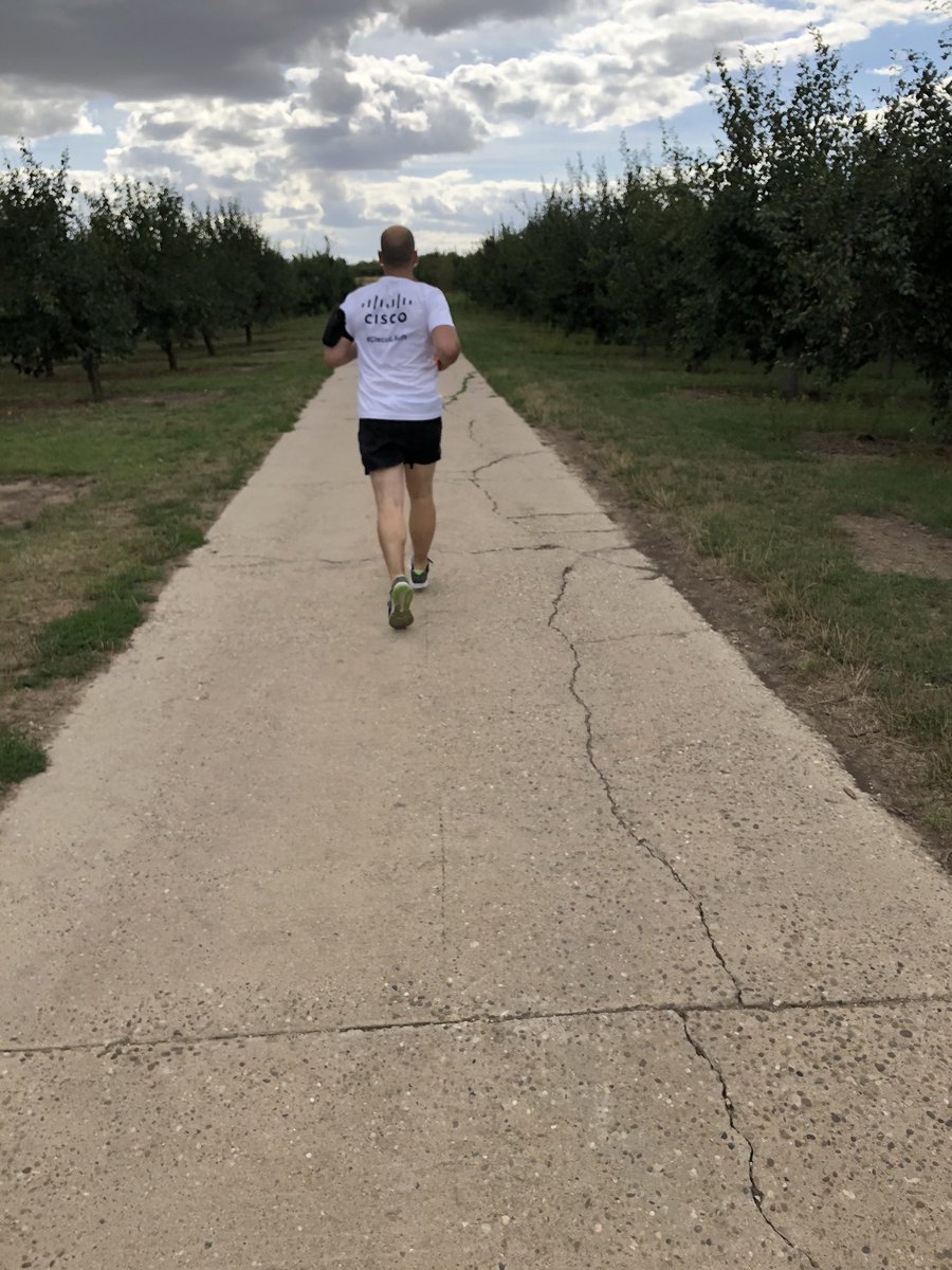 Laufen für den guten Zweck und auch was für die Gesundheit tun. #Ciscoläuft #WeAreCisco #IoTTeam