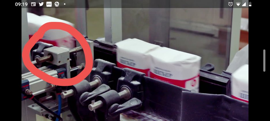 FUN FACT: Just before each bag of sugar is sealed, this machine puts a line of sugar under the opening, ready to spill all over your work surface no matter how carefully you open it. The process was invented by Dave Lyle, of Tate &amp; Lyle, who was a total git.