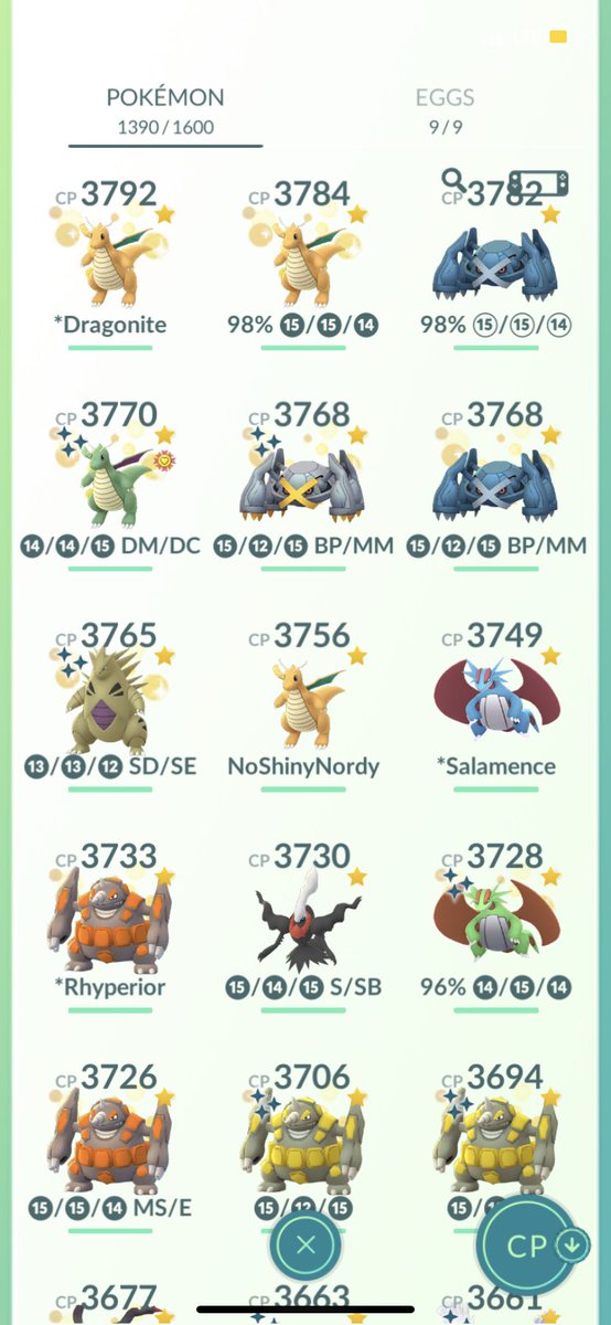 trayce_hellie's tweet photo. I haven’t posted in a long time but here’s my top team right now! Also still couldn’t get my shundo ray 😢#PokemonGO https://t.co/HiWSjLiZW4
