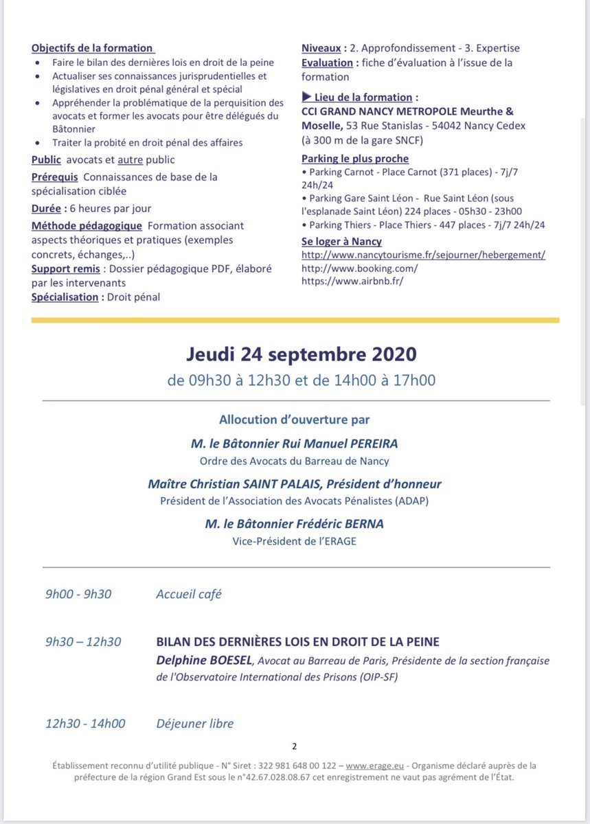 BernaFrederic6's tweet photo. 🚨🚨🚨
ATELIERS DE DROIT PÉNAL

Compte-tenu des règles sanitaires imposées, nous risquons de devoir limiter les places et il y a déjà de nombreuses inscriptions.
Ne tardez pas à vous inscrire, vous risqueriez de manquer cet événement exceptionnel. https://t.co/4IMNlZKPAd