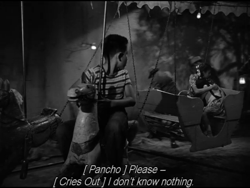 ドラゴン士 V Twitter 子供達の嬉しそうな笑顔を写したすぐ後に 先ほど親切にしてくれた大人が傍でボコボコにされる様子を見て 怖がっている子供たちの表情は素晴らしい対比になっていますね メリーゴーラウンドによって編み出される本来楽しいはずの景色の絵巻が