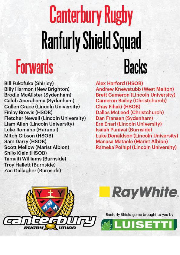 crfu's tweet photo. ๐ดโซ๏ธ Your squad defending the Shield this Friday against @NorthOtagoRugby! ๐ดโซ๏ธ
#redandblacknation https://t.co/Y2yJ7FZHpG