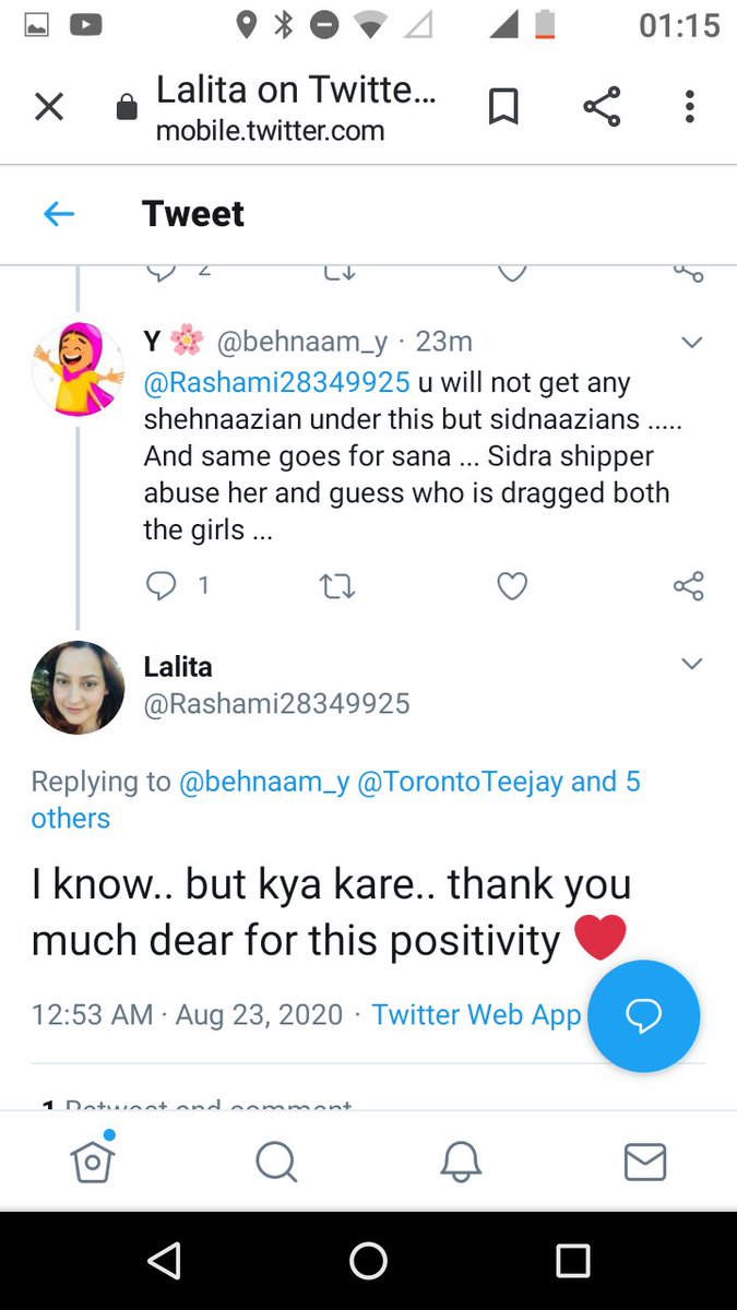 THREAD - SAYING SORRY IS FINEsana was so ryt.... We were hurt by her action . But when I did the same ... It felt so good.... Some sidnaaz fan talked bullshit about rash..... And all rashmians dragged and shehnaazians started against rash...