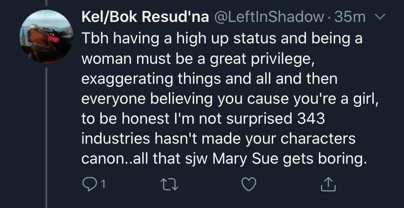 Oh no you’re a whole other kind of stupid.Sorry bud, but people like facts (the given messages in my thread) over opinions (your dumbass excuses)Also if my characters are Mary Sues cause they don’t piss themselves, then I think I’m good with that title.