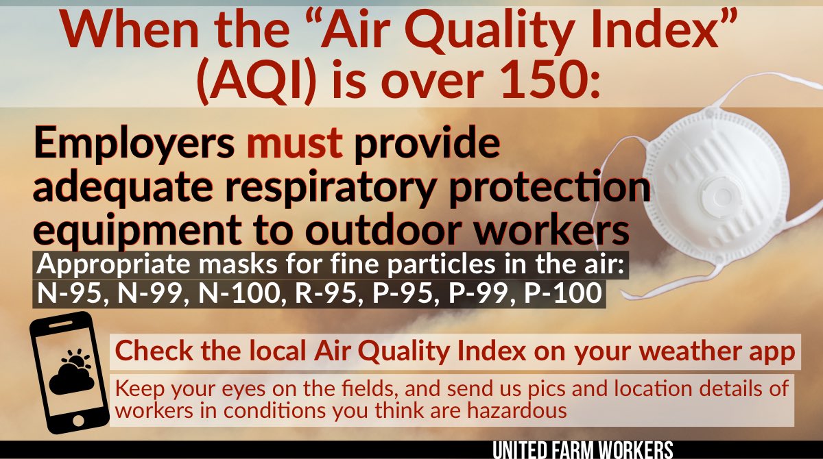 If you’re near areas affected by hazardous air quality, be a volunteer “eyes on the field” and report to us any worksites you see that may not have appropriate precautions in place.LINK:  https://docs.google.com/forms/d/e/1FAIpQLSekpBBSfwQGR5F04ZbUYYB81AdftKTRxjPAGHK8xnsJHSKBCw/viewform?usp=sf_link