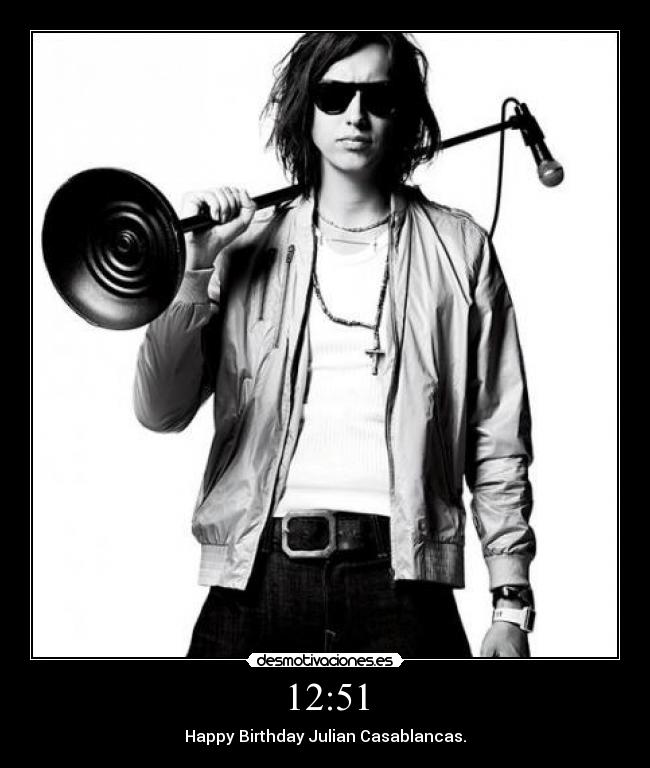 Happy Birthday Julian Casablancas 