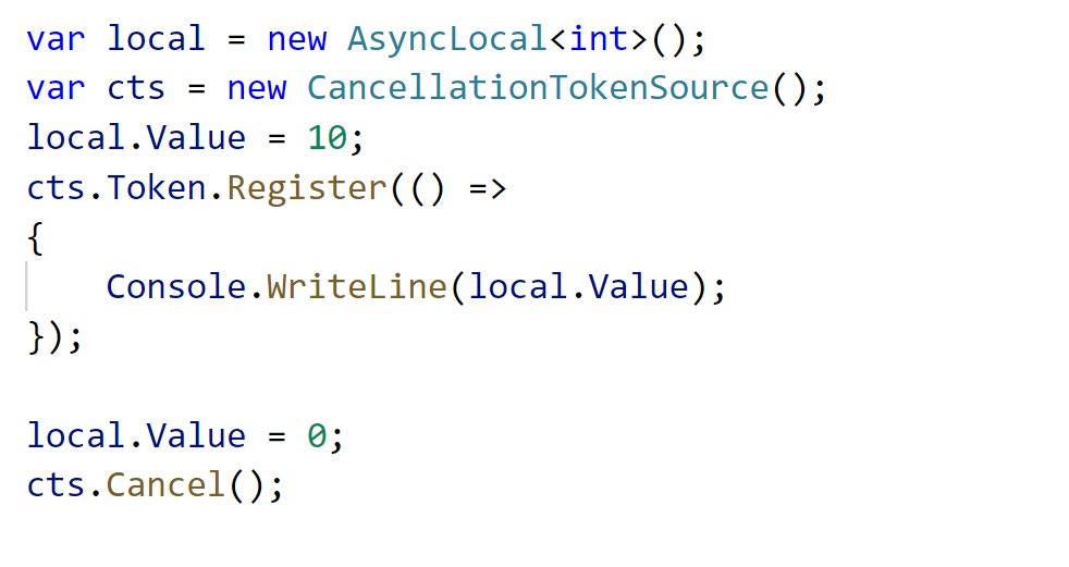 What do you think these print? Yup, 10. You see the pattern. These APIs are trying to preserve the execution context because they assume that's the best behavior.