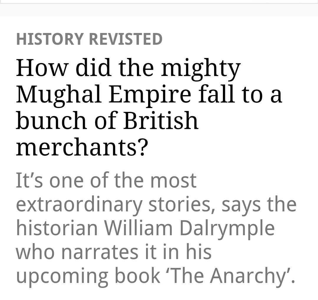 How cute. Perhaps he would like to explain why the Mughals fought only at Buxar to save their Empire ?