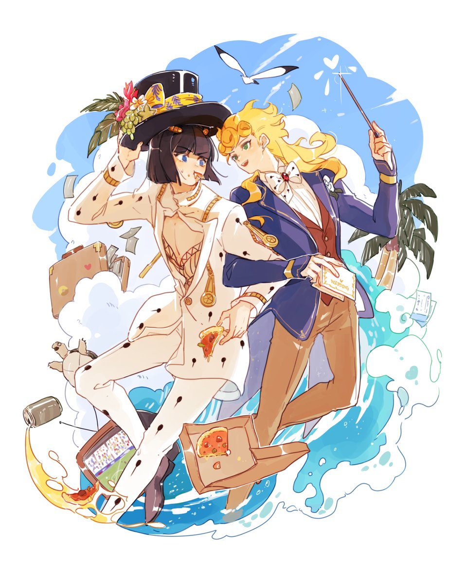 ブローノ・ブチャラティ ,ジョルノ・ジョバアーナ 「#ジョルブ
MAGIC HOLIDAY 」|スライムのイラスト