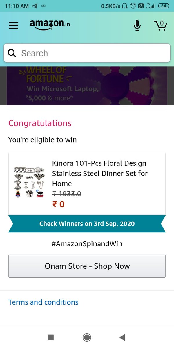RoxenMeena's tweet photo. @amazonIN 
#AmazonSpinandWin https://t.co/vfDo1sCi9J