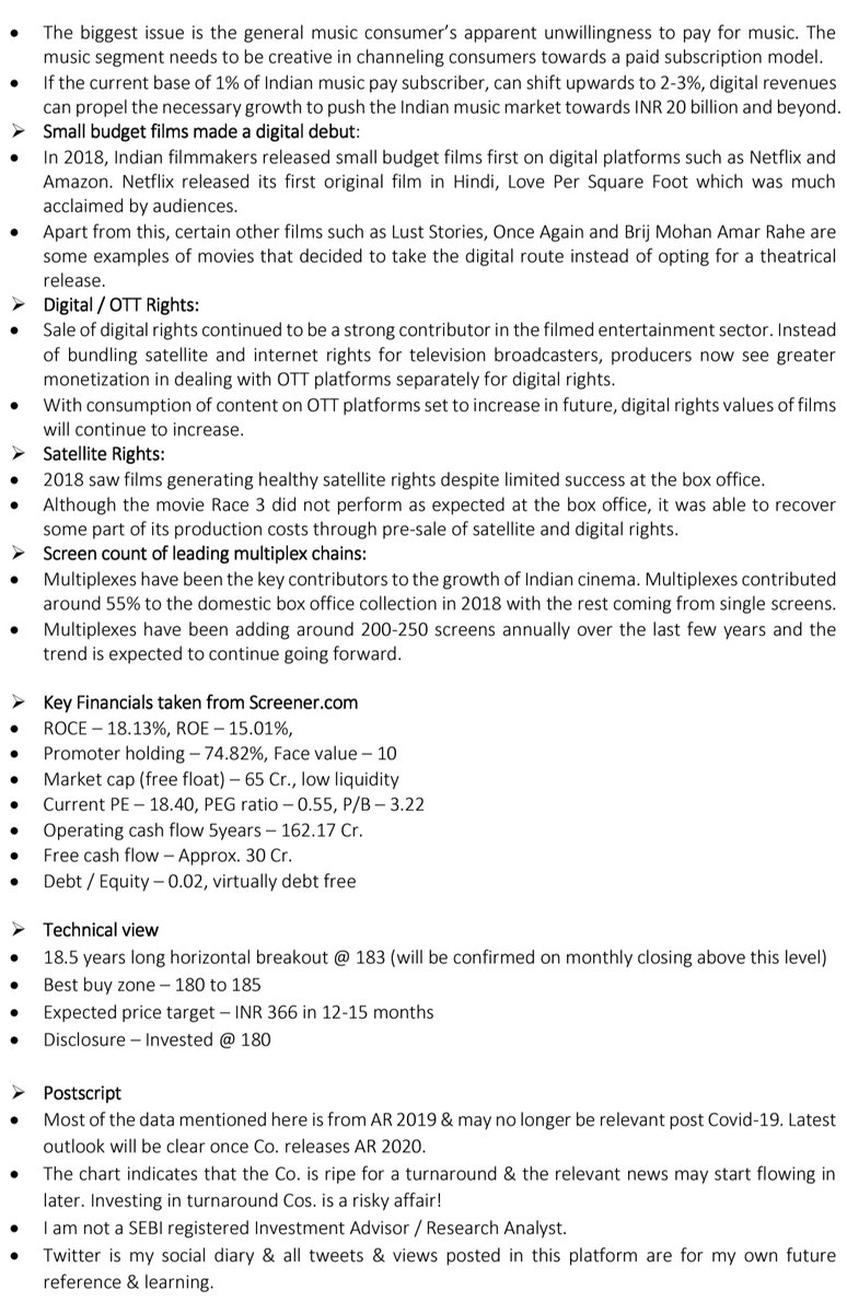   #TIPSIndustries - Notes from AR 2019 & other publicly available data, best viewed on smartphone screen!