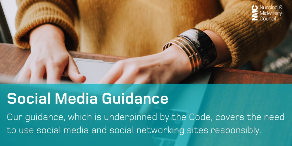 Social media can offer benefits for nurses, midwives, nursing associates, and students. 

Read our guidance on how to use it responsibly and appropriately 

👇

nmc.org.uk/standards/guid…
