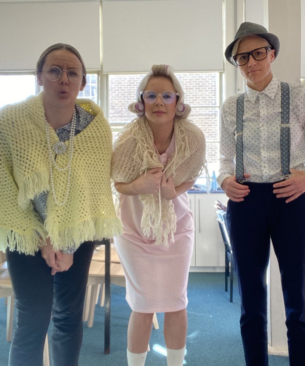 MissShirlaw's tweet photo. Term 3 wellbeing week! ‘This year has aged us’ dress up. I think we can all relate 🙈 @bondi_ps https://t.co/hsjTFWi8PE
