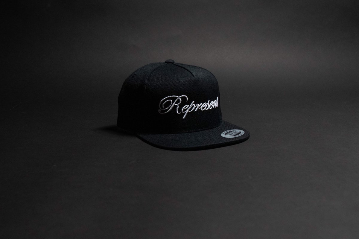 RepresentLTD's tweet photo. THE CLASSIC SCRIPT SNAPBACK 🏴

https://t.co/u38ryYtB2r [the classic script collection custom embroidered on our signature t-shirt x hoodie x snapback x beanie]

#represent #classicscript #originals #rephard #neverestablished #alwaysforward https://t.co/SZL871I5oZ