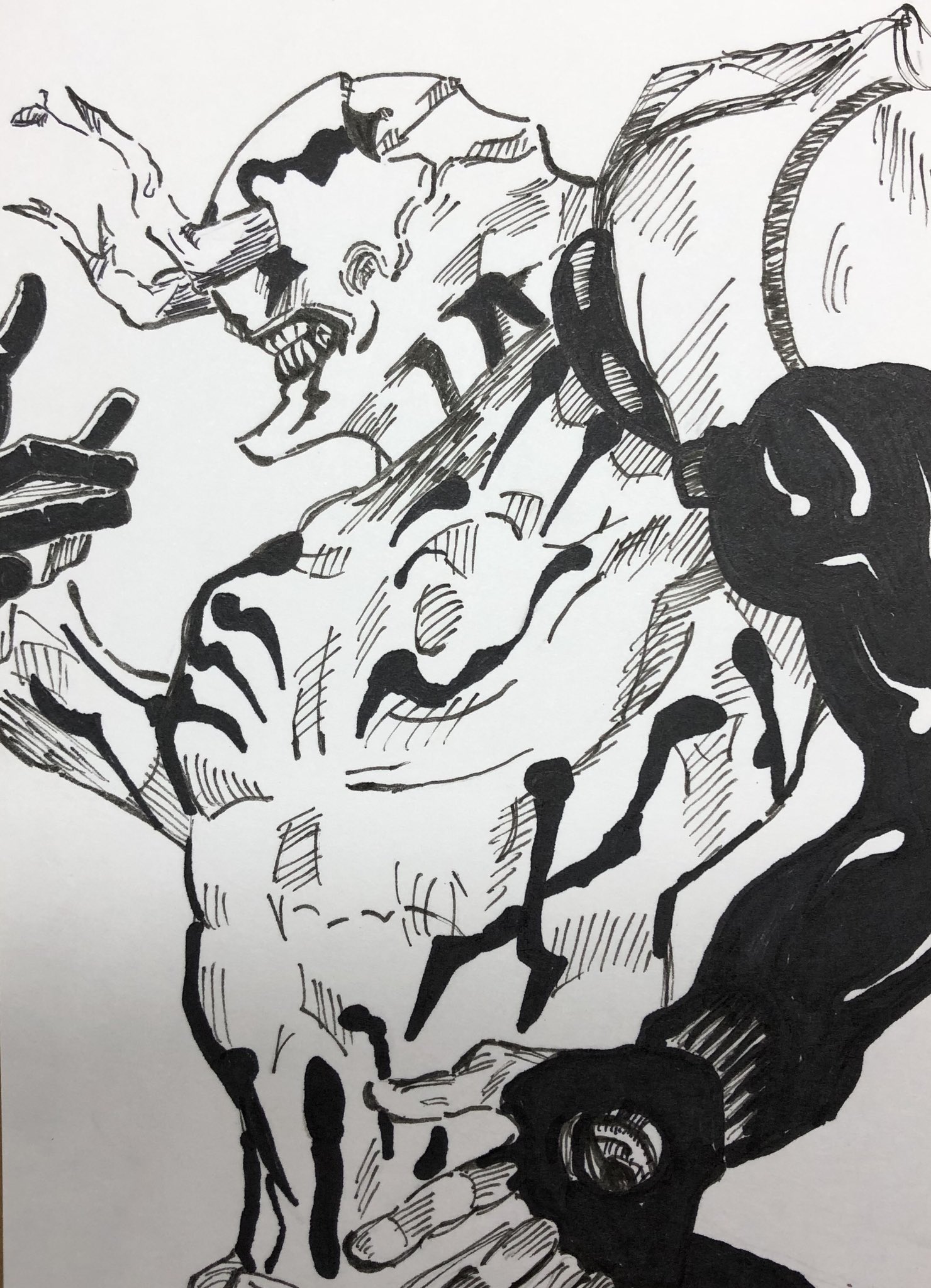 K 呪 特級呪霊 花御 デザインが好きすぎる 領域展開見たかった 呪術廻戦 呪術廻戦好きと繋がりたい 絵描きさんと繋がりたい イラスト好きな人と繋がりたい 花御