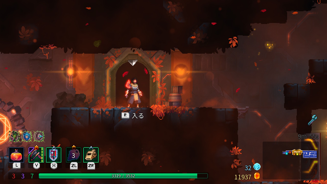 立直翔 Deadcells Nintendoswitch まどろみの聖域 非常用の扉設計図 ドアの生成は低確率らしい