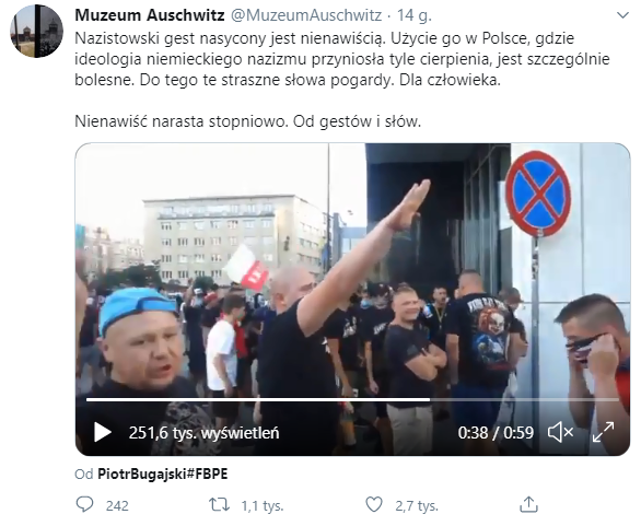 AnitaSchelde's tweet photo. Piszecie Państwo @MuzeumAuschwitz o "narastającej nienawiści" w odniesieniu do Polski...
Codziennie publikujecie zdjęcia Ofiar niemieckiego Obozu Śmierci #Auschwitz...
Dzisiaj mija rocznica Męczeńskiej Śmierci największego Dobroczyńcy Żydów...
A u Państwa na profilu...CISZA 😔. https://t.co/SR4nzkMEBo