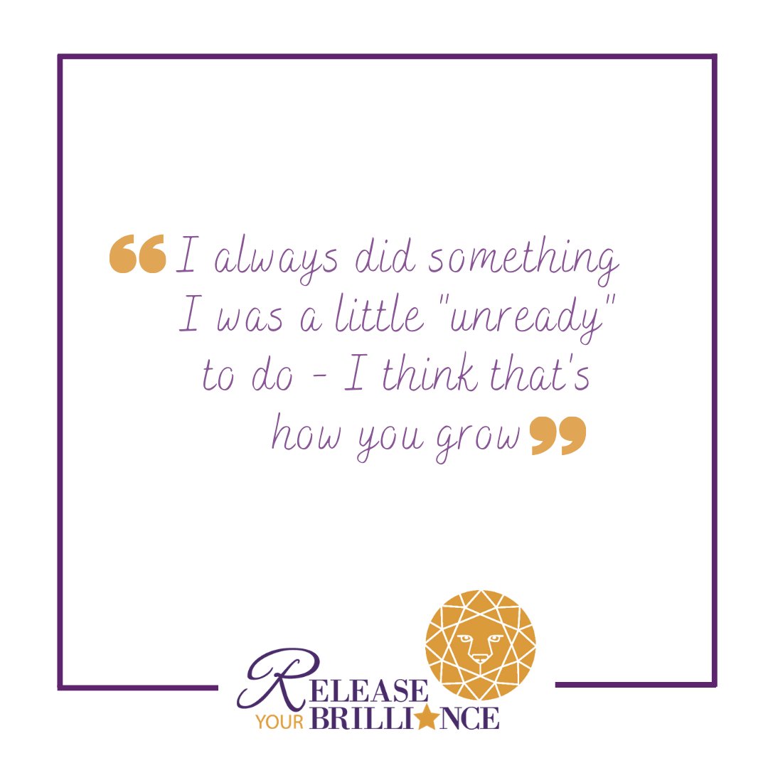 Quite often stepping outside your comfort zone can be your greatest source of self development 🧡💜

#ReleaseYourBrilliance #WomenInBusiness