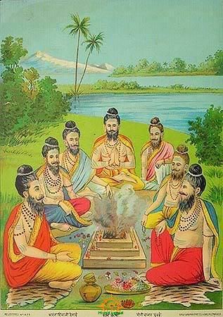 The seven holy sages were assigned to be present through the four great ages, to guide the human race. These seven sages or Sapta Rishis worked closely with Lord Shiva to maintain the balance on Earth.  @khanna248  @rani_laxmibai  @JAIN_24T  #ऋषि_पंचमी Cont...