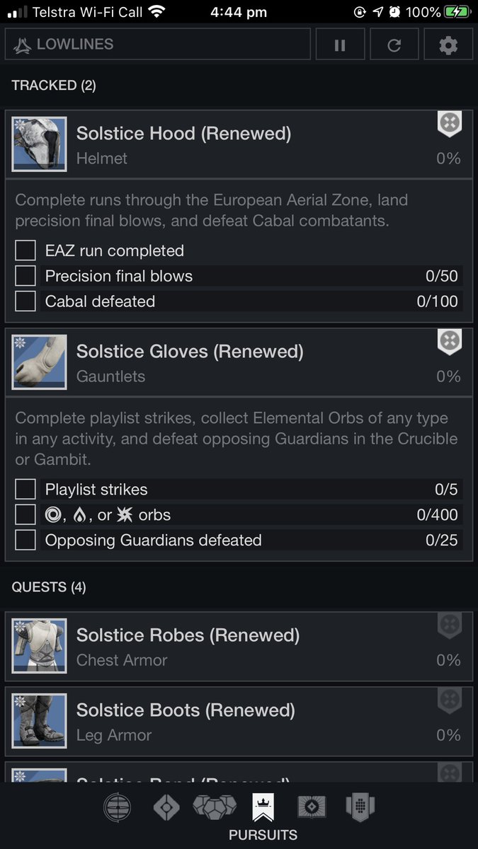 lowlines's tweet photo. Update: Added the ability to manually track Upgrades (ie Solstice gear) and cleaned up inline icon substitution, which had fallen a bit behind in recent API updates #GhostScan #Destiny2
https://t.co/UmVbr61Qsm https://t.co/iVrNtyUCf2