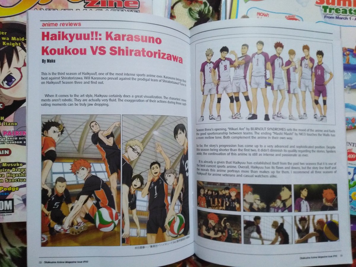 Look at us, Wakatoshi-kun, we’re in the magazine! ✨