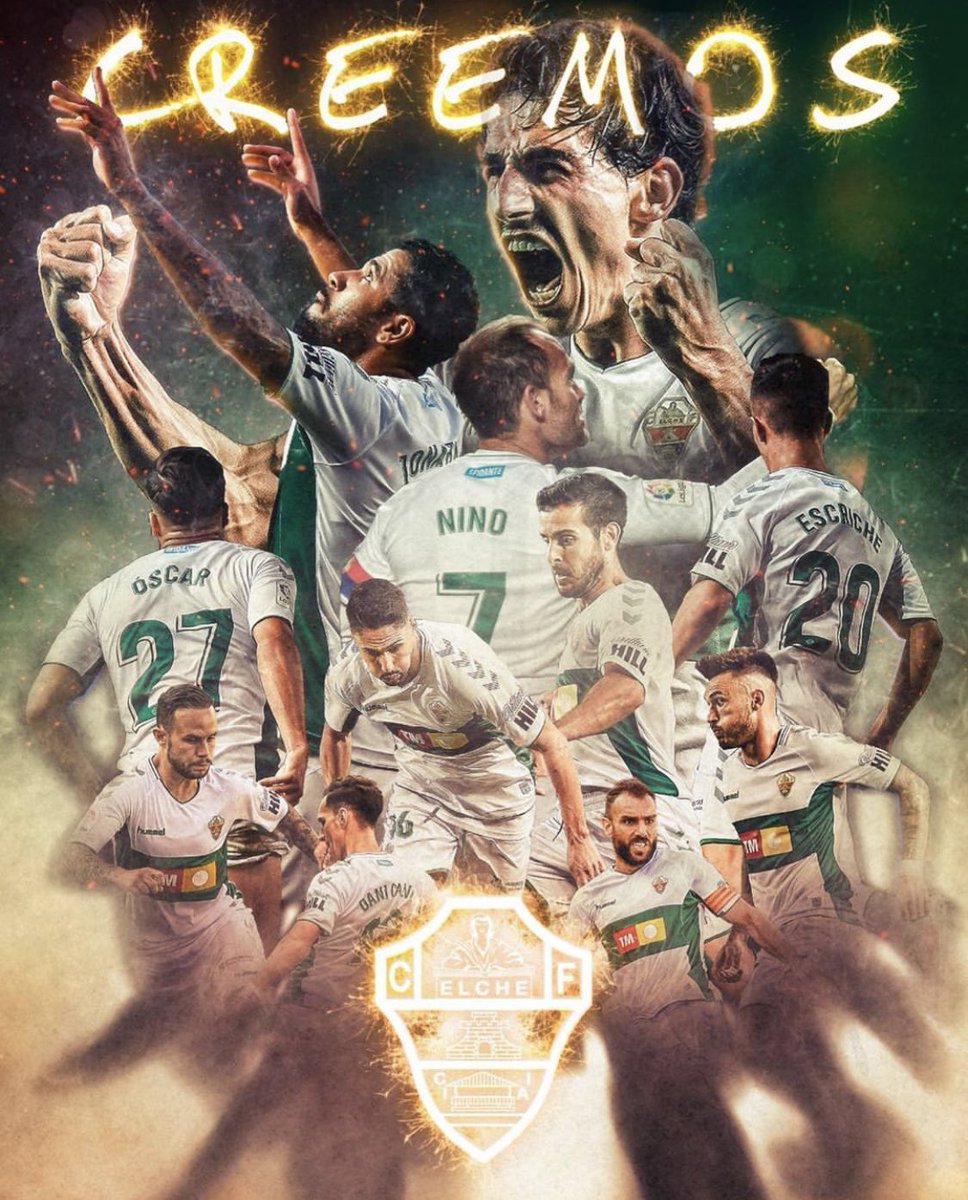 💚 Hoy es un día único...

💫 Un día para los 𝘀𝗼𝗻̃𝗮𝗱𝗼𝗿𝗲𝘀

✨ Para los que no dejan de 𝗰𝗿𝗲𝗲𝗿

👏 Para sentirse muy 𝗼𝗿𝗴𝘂𝗹𝗹𝗼𝘀𝗼𝘀 

Hoy #JuegaNuestroElche