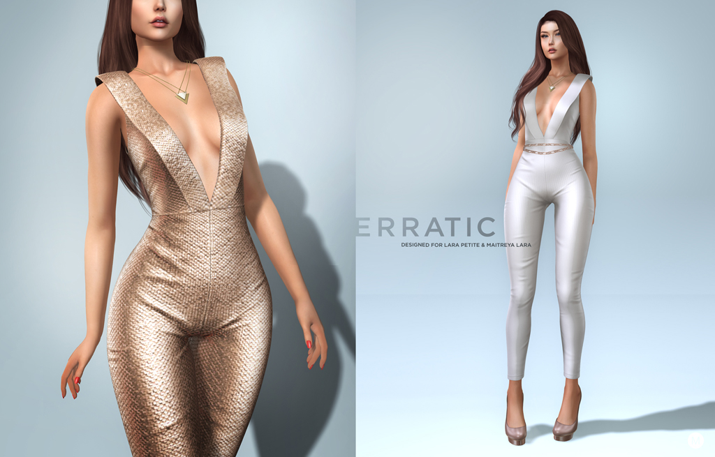 erratic_sl's tweet photo. NEW Release for Lara and Lara Petite!
Grab the NEW naara - jumpsuit on a discount!
! 24 hours only !
LIKE/ FAV & SHARE <3
Location:
https://t.co/c58t3VESZr
erraticstore #erraticsl #FLF #secondlife #secondlifemesh #secondlifeavi #sl #secondlifeinstagram https://t.co/wyzs736Nd0