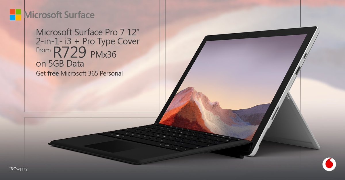 Vodacom On Twitter Get The Microsoft Surface Laptop 3 13 5 Platinum I3 I5 Or I7 With A Mifi Router From R749 Pmx36 And Free Microsoft 365 Personal Choose This Exclusive Vodacom Deal