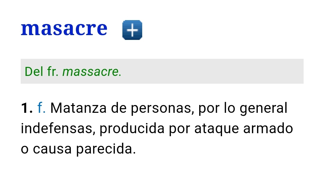 Los homicidios colectivos son masacres. Para eso, entre otras cosas, existe el lenguaje: nombra y hace luz sobre. Los homicidios colectivos son masacres. Es, básicamente, parte esencial de la definición.