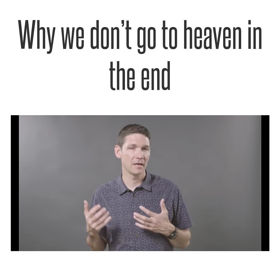Fervr's tweet photo. Find out from @mattchandler74 why heaven isn't the final destination for Christians. Visit https://t.co/5gsyBsxELf to watch the video! https://t.co/gMPVhbPy0s https://t.co/FoY6FW65YX
