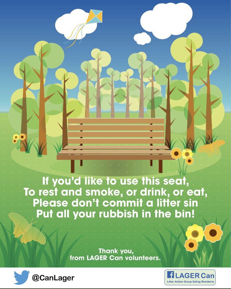 JJM_Ealing's tweet photo. #Pitshanger #GBHighSt residents If you’re visiting #Pitshangerpark #Clevelandpark or #Scotchcommon today while meeting friends, please don’t leave litter behind #Binit or if the bins are full, please #takeithome with you. Don’t risk spreading the virus #StayAlert https://t.co/lp2HPoybKH