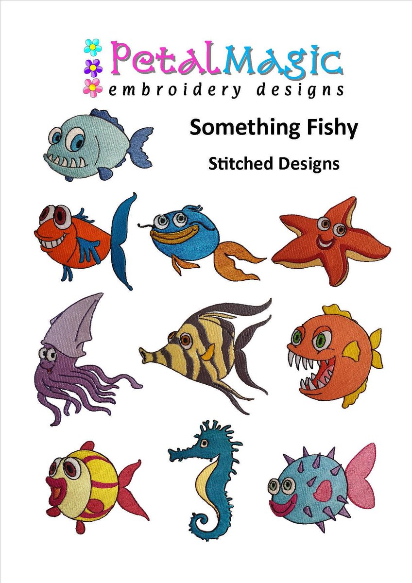 Excited to share the latest addition to my #etsy shop: Something Fishy Set of 10 Filled Stitched Machine Embroidery Designs/ Cute Fish Designs etsy.me/3hrqEOQ #kids #machineembroidery #embroiderydesigns #somethingfishy #cutefish #fishembroidery #fishmotifs #sti