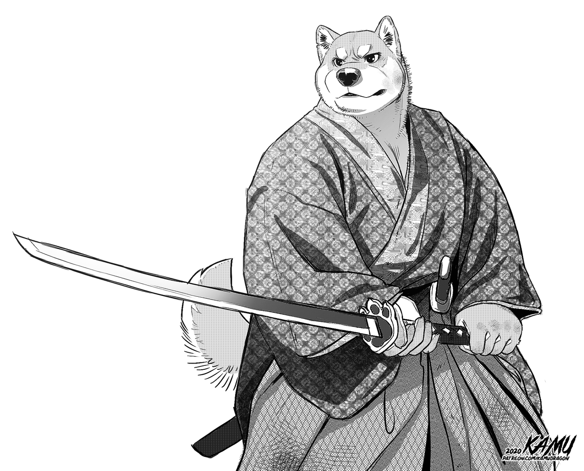 KamuDragon's tweet photo. a ronin shiba inu....but hes gay af lol
yeah Id pipe a samurai boi.

if you like my work and want to help me make more sexy stuffs support me on https://t.co/n9ahOAxTbJ

alt versions available for 1$ supporters! https://t.co/ARGGJUSKVQ