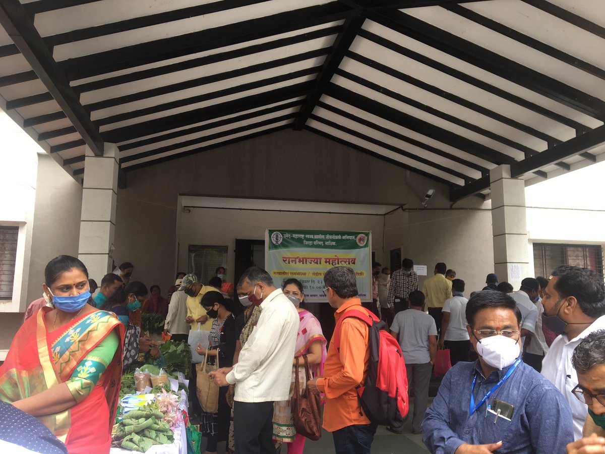 A big thank you to the people of Nashik for an overwhelming response to the Raan Bhaji Festival and farmers market. Vegetables and other goodies got sold like hot cakes . Stay safe till we meet next Sunday .