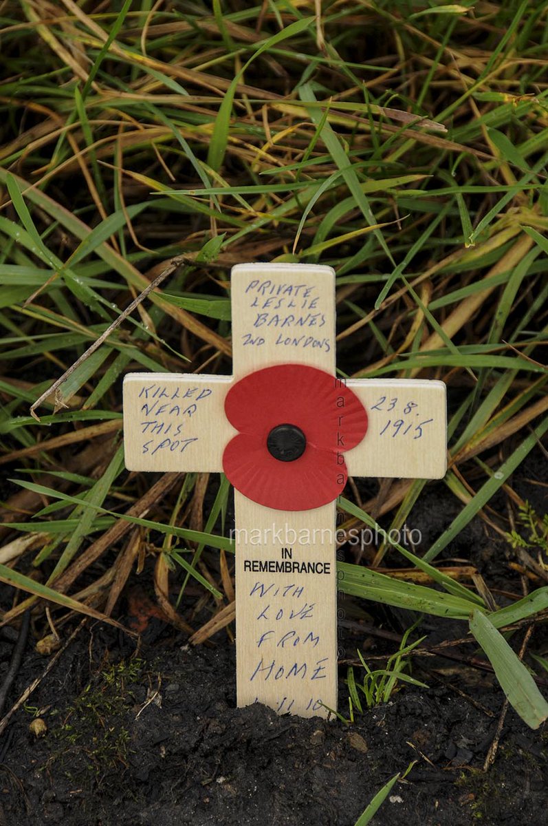 I went out in 2010 to look in the field where Les died - it is between Railway Wood and the Menin Road. My mate John and I left an RBL cross and found remnants of the conflict all over the place.