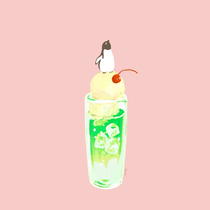 クリームソーダのtwitterイラスト検索結果 古い順