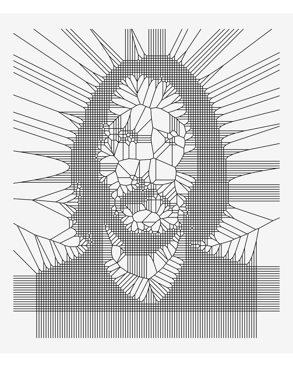 geokaramanis's tweet photo. Voronoi portraits. This script may need some tweaking based on the input image, see the code: https://t.co/MixvIVhEKw 

#aRt #RStats https://t.co/BXYWdxfZts