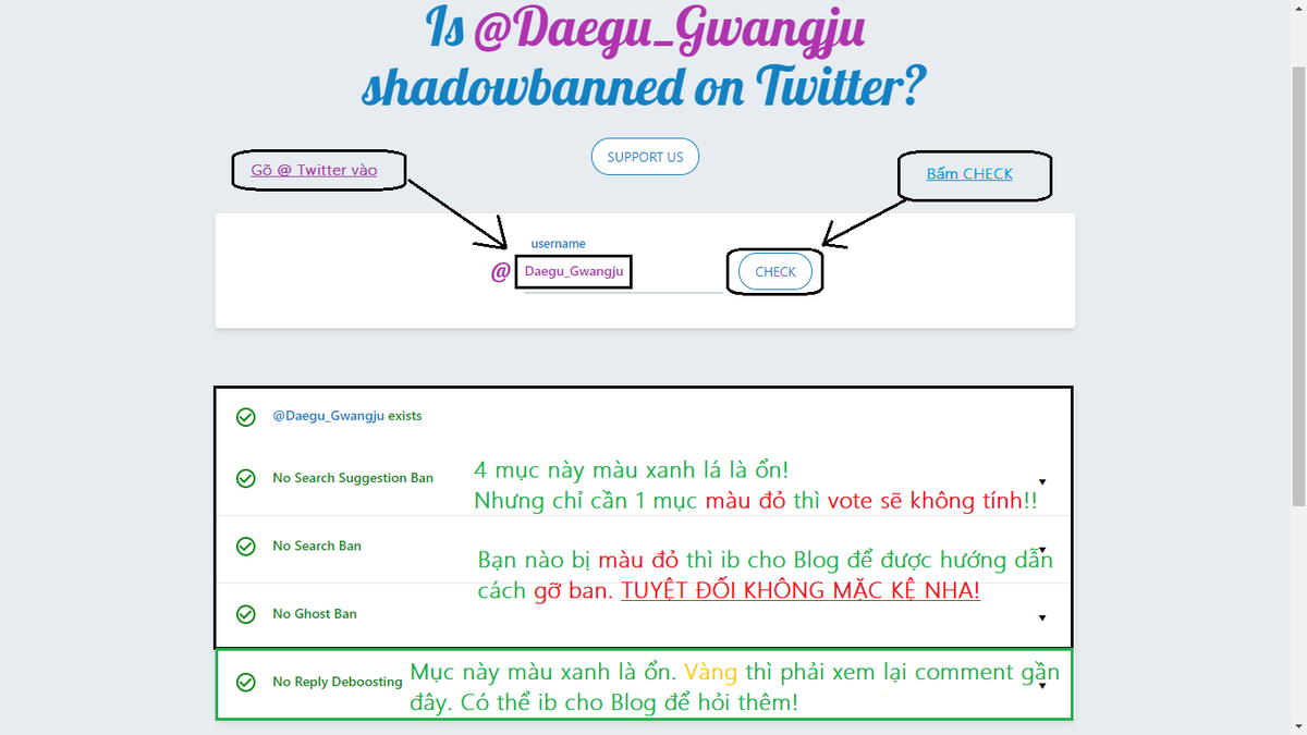 Daegu_Gwangju's tweet photo. Một số link quan trọng mà ARMY cần nhớ khi ở Twitter:

🔅 Kiểm tra shadowban: https://t.co/wH6lYt66vx
🔅 Gỡ ban tài khoản: https://t.co/ypBBln02U6
--
Chi tiết mọi người hãy xem hình ở bên dưới nha! Lưu về để mùa vote Billboard không lóng ngóng nha🙆🏼‍♀️💜
@BTS_twt https://t.co/VTWmE2LWXO