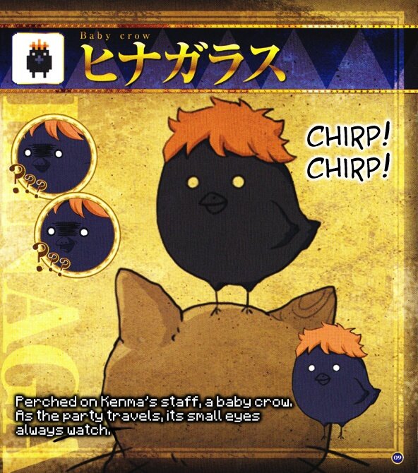 baby hinata crow haikyuu final quest character profile