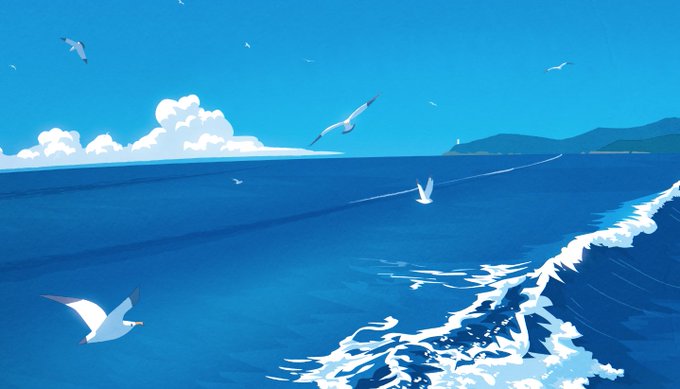 「scenery seagull」 illustration images(Latest)