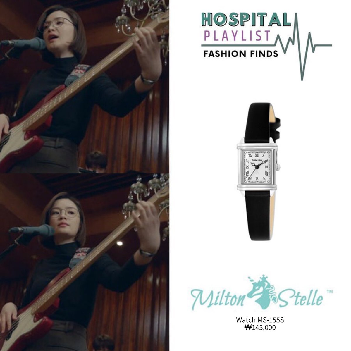 HP_FashionFinds's tweet photo. Hospital Playlist Episode 1
Jeon Mido wearing:
#BJOUE Ben Half Turtleneck T
#MILTONSTELLE Italy Watch MS-155S
-
#슬기로운의사생활 #전미도 #전미도패션 #JeonMidoFashion
#HospitalPlaylistFashionFinds #HPFFJeonMiDo https://t.co/rpXOkIi7rA