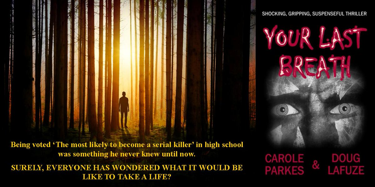 A reviewer says 'Yes! I highly recommend ‘Your Last Breath’ to anyone in love with suspenseful murder thrillers.”
Read it here:
myBook.to/YLB
#suspenseful #MurderThrillers #5starFiction