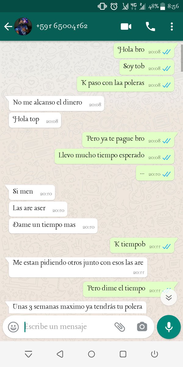 Betto17234754's tweet photo. Bueno bueno la pasiencua se acabo @Dominicano_Bo  no respondes nada ya llevo como 1año y mas esperando la polera te pague y me salistes con cuentos me explicaste tus razones bueno.te entendi pero ya hiciste las poleras y no la mia k como recalco ya es 1año y mas @Team_BlackGG https://t.co/cn675eVJxQ