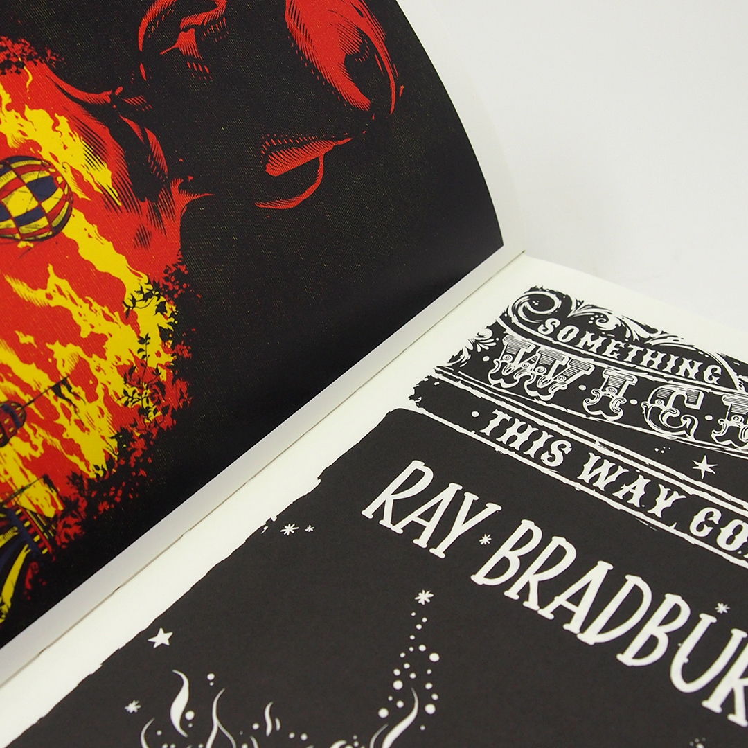 foliosociety's tweet image. *GIVEAWAY* To celebrate the centenary of Ray Bradbury&apos;s birth, we are giving you the chance to win a copy of this fabulous edition of Something Wicked This Way Comes illustrated by @timmcdonagh! RT by midnight 25 August to enter, open worldwide. foliosociety.com/something-wick…