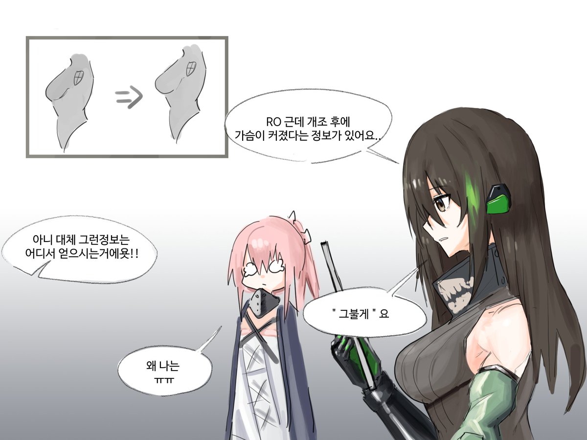 RO개조당하는 만화 #소녀전선 #少女前線 #少女前线 #GirlsFrontline #ドルフロ #RO635 