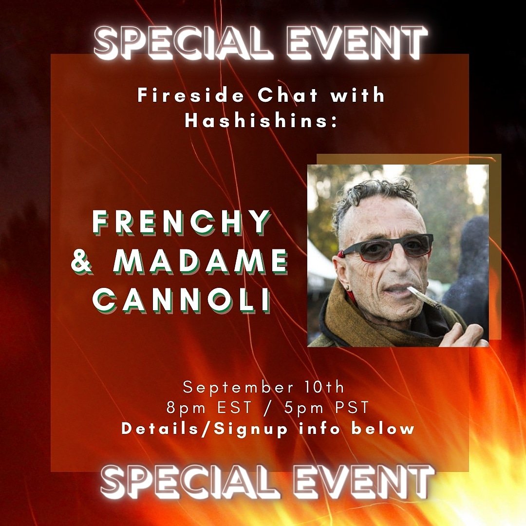 VERY SPECIAL ANNOUNCEMENT Fireside with @FrenchyCannoli and Madame Cannoli! mygrowpass.com/fireside/ to sign up #hash #warstories #organic #community #growyourown #hashish #terpenes #dabs #learntogrow #organicgardening #organiccannabis #organiccannabiscultivation #podcast #trypod