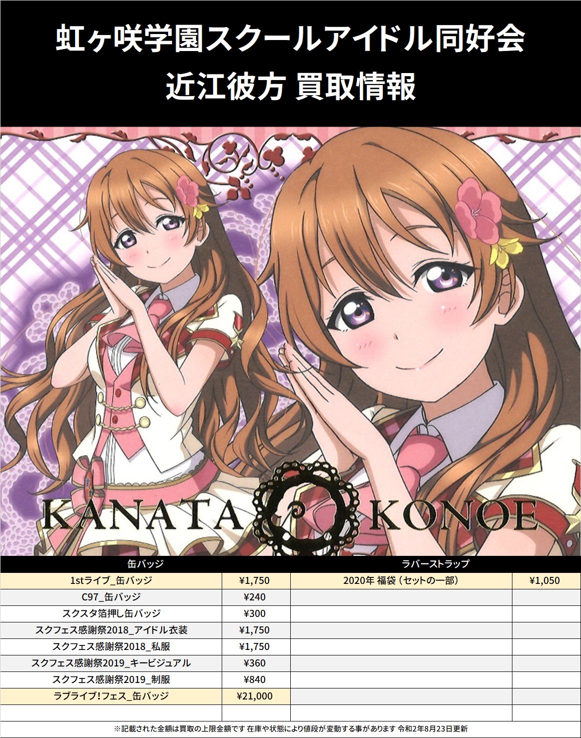 68%OFF!】 近江 彼方 缶バッジ ラブライブフェス asakusa.sub.jp