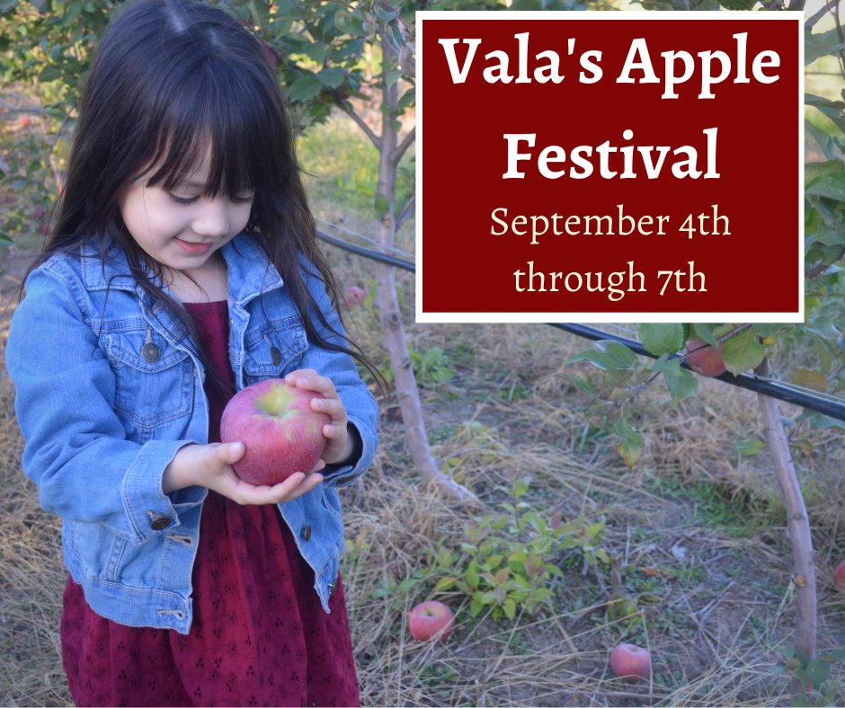 Join us for our Apple Festival, Labor Day Weekend! Book a campfire, pick some apples, eat some amazing apple treats -- just the perfect family day! Oh, and, did we mention we're going to have Hard Apple Cider Slushies? Mmm.... All the details --&gt; ow.ly/hEPG50B6Brg